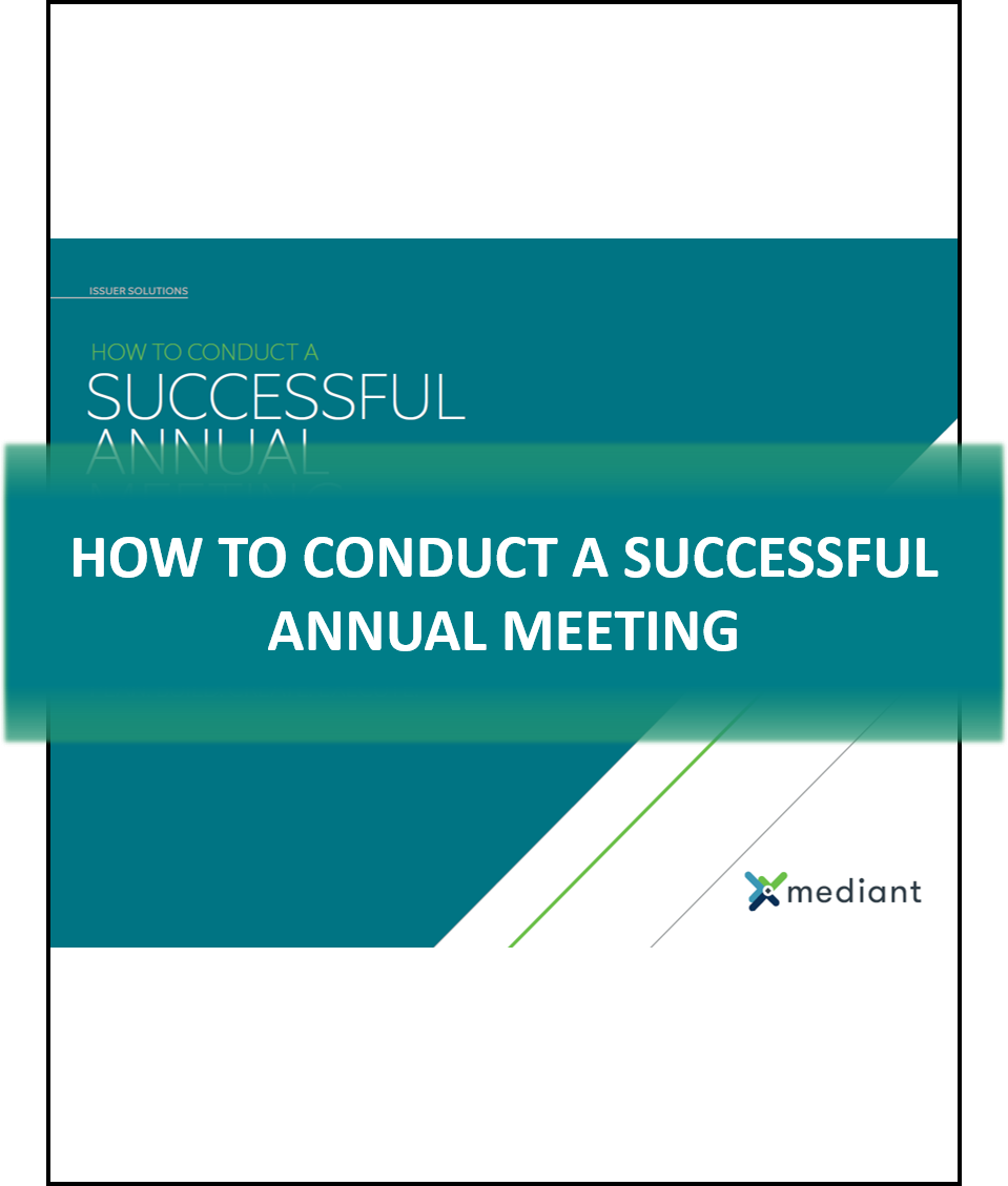How to conduct a successful annual meeting