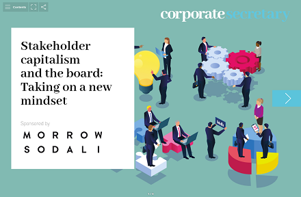 Stakeholder capitalism and the board: Taking on a new mindset