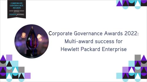 Hewlett Packard Enterprise wins most trophies at Corporate Governance Awards 